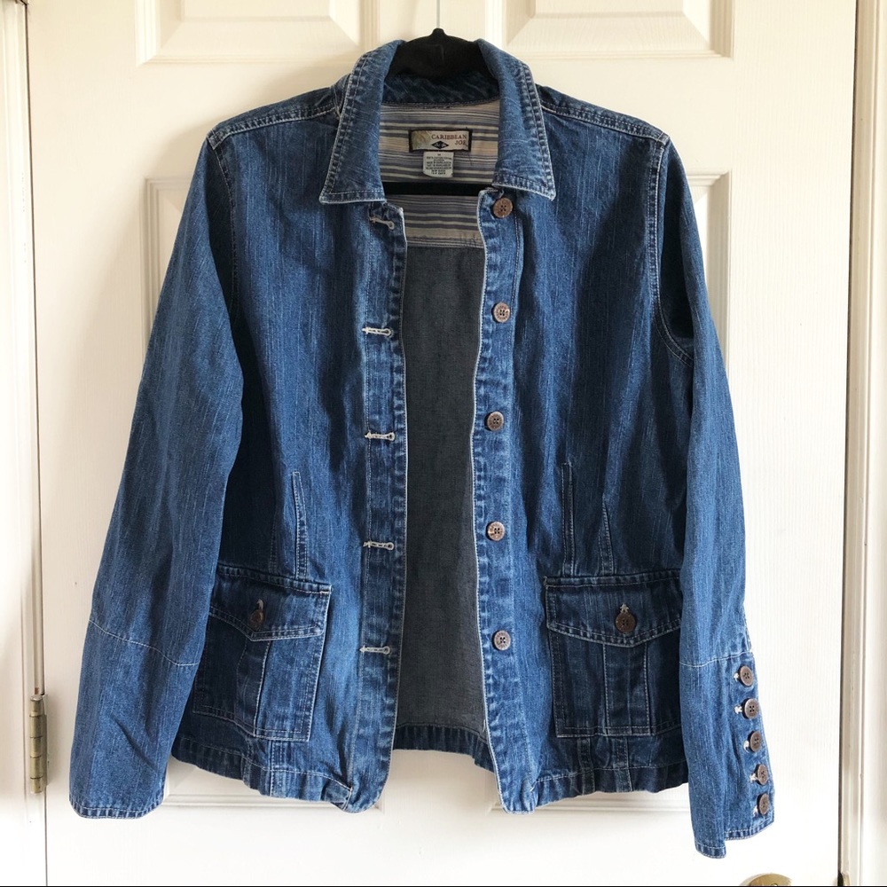 Vintage Caribbean Joe Jean Jacket